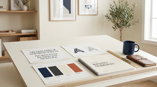 Strategic branding design board